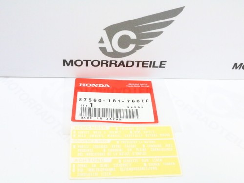 Honda 500 650 tank hinweis - honda, cx