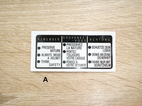 Label aufkleber tank - label,